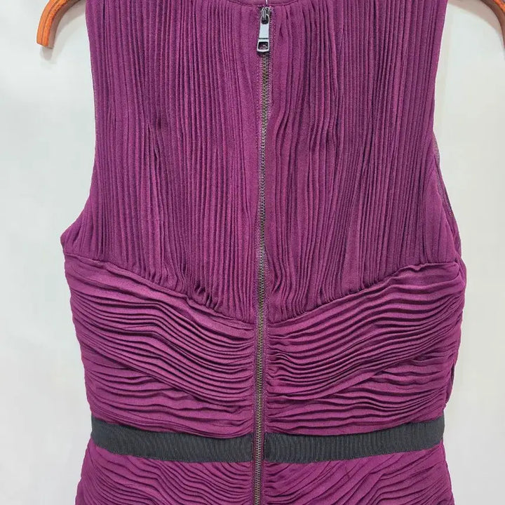 [BUNJANG] Burberry Pleated Cocktail Dress / (정품)버버리 플리츠 칵테일 드레스 퍼플