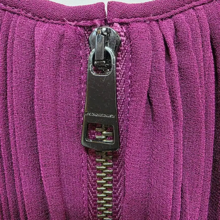 [BUNJANG] Burberry Pleated Cocktail Dress / (정품)버버리 플리츠 칵테일 드레스 퍼플