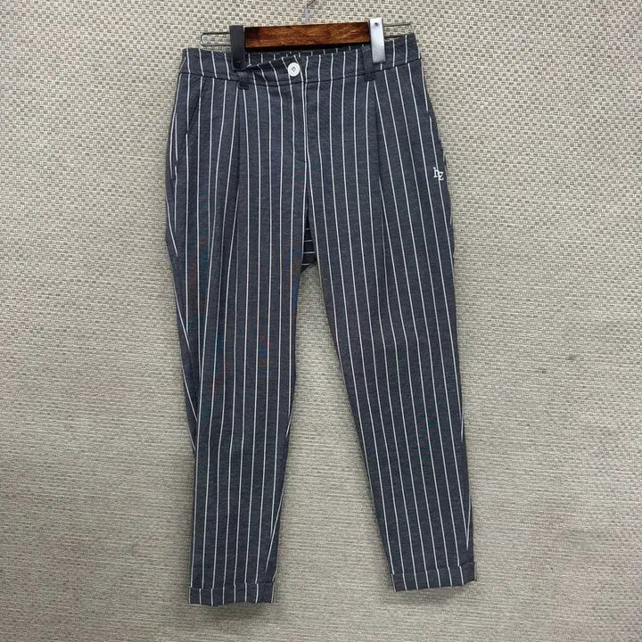 [BUNJANG] Hazzys Golf Striped Spandex Pants / 헤지스 골프 스트라이프 스판 바지 64 A10014