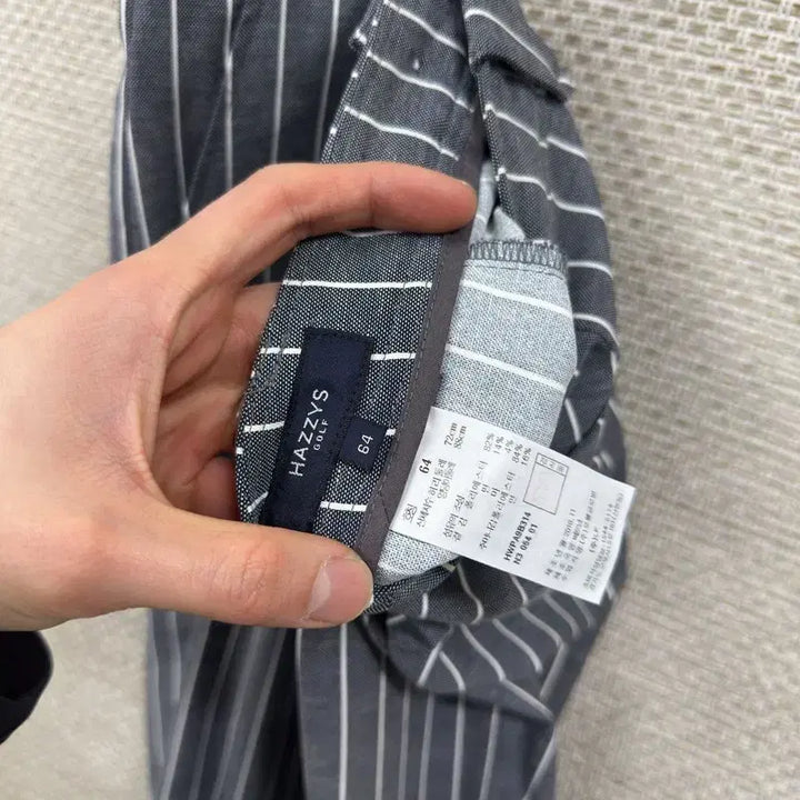 [BUNJANG] Hazzys Golf Striped Spandex Pants / 헤지스 골프 스트라이프 스판 바지 64 A10014
