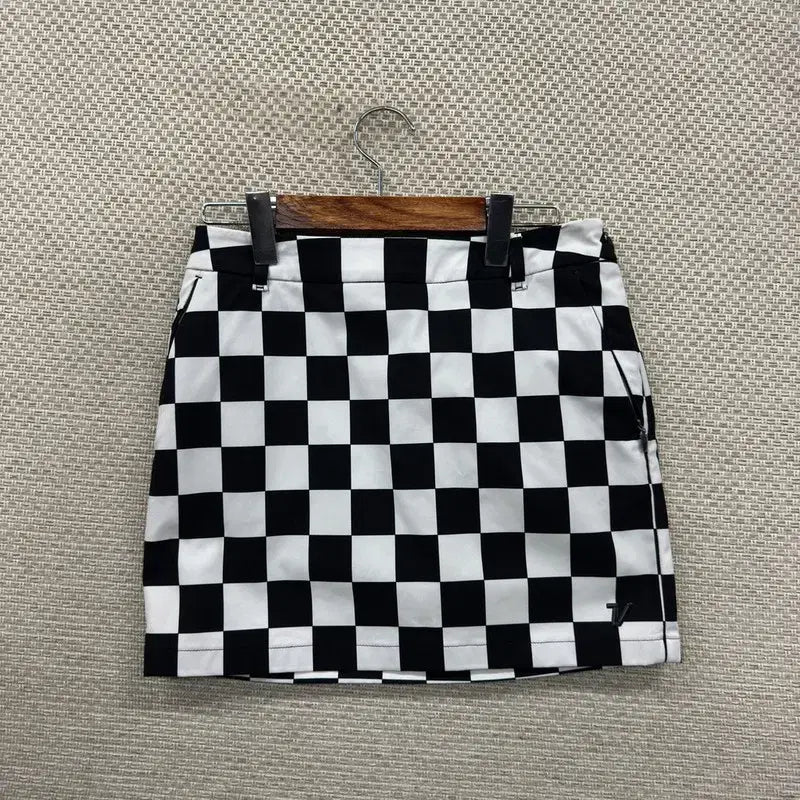 [BUNJANG] Volvik Checkerboard Mini Skirt / 볼빅 골프 체커보드 미니스커트 70 A10051