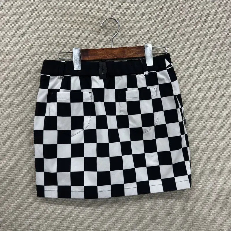 [BUNJANG] Volvik Checkerboard Mini Skirt / 볼빅 골프 체커보드 미니스커트 70 A10051