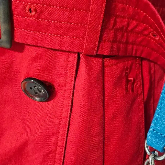 [BUNJANG] HAZZYS Red Trench Coat / HAZZYS 상태굿 빨강 트렌치