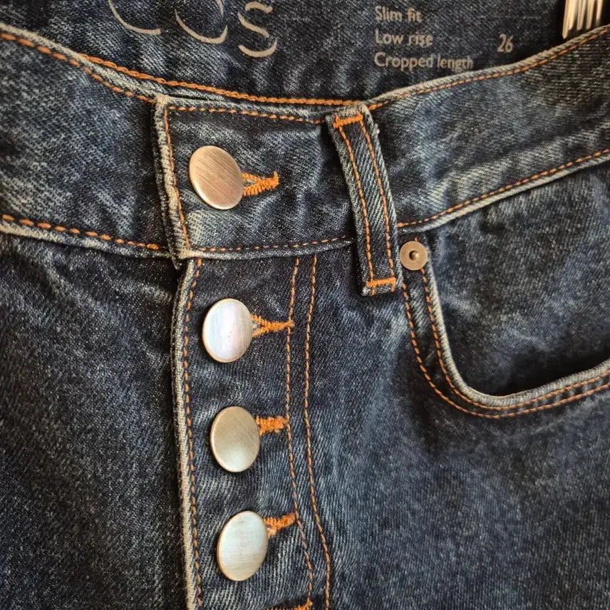 [BUNJANG] COS Slim Fit Low-Rise Crop Jeans / COS 데님