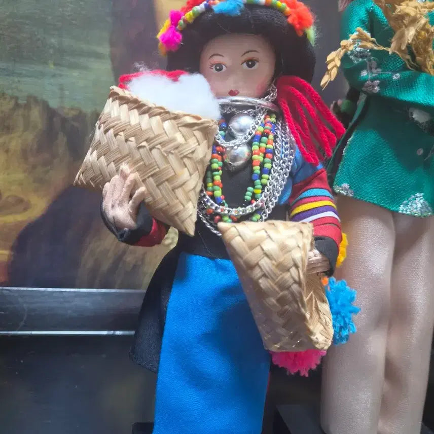 [BUNJANG] Laos Vietnam Folk Costume Dolls Set / 라오스 베트남 민속의상 인형2