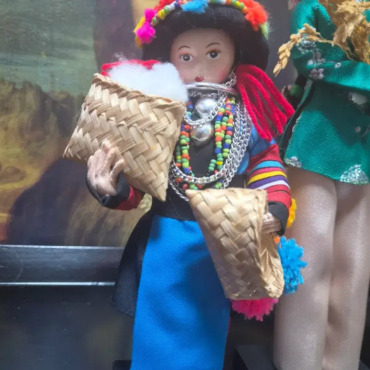 [BUNJANG] Laos Vietnam Folk Costume Dolls Set / 라오스 베트남 민속의상 인형2