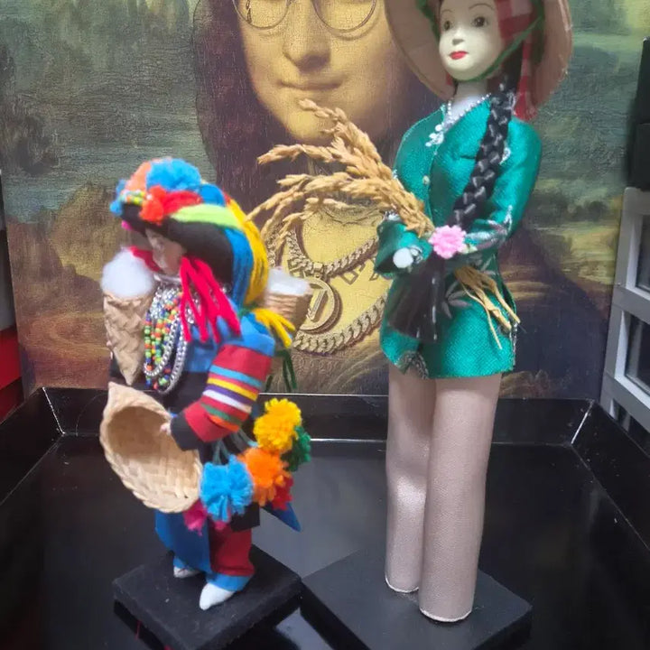 [BUNJANG] Laos Vietnam Folk Costume Dolls Set / 라오스 베트남 민속의상 인형2