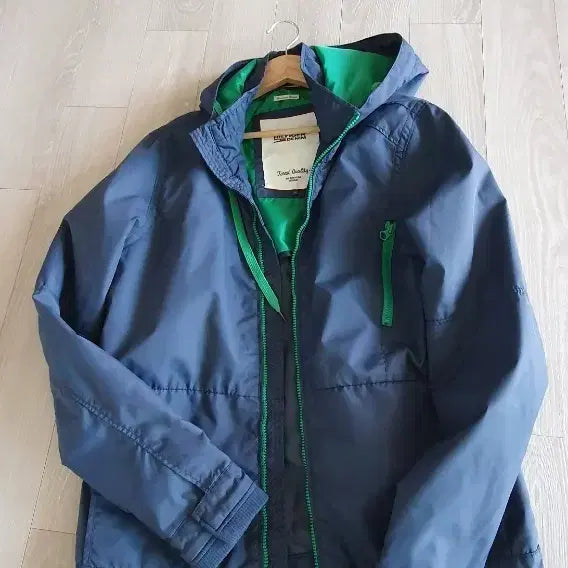 [SOLD OUT] 타미힐피거 데님 후드 바람막이 네이비