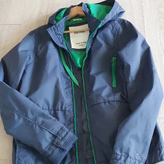 [SOLD OUT] 타미힐피거 데님 후드 바람막이 네이비