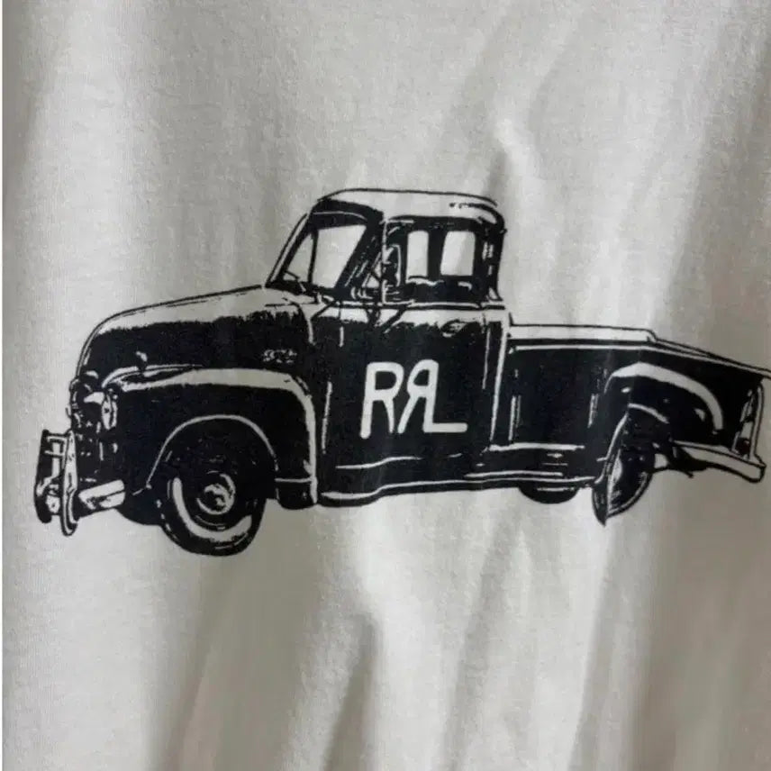 [BUNJANG] RRL Truck Logo T-shirt / 90s RRL 트럭로고 반팔티