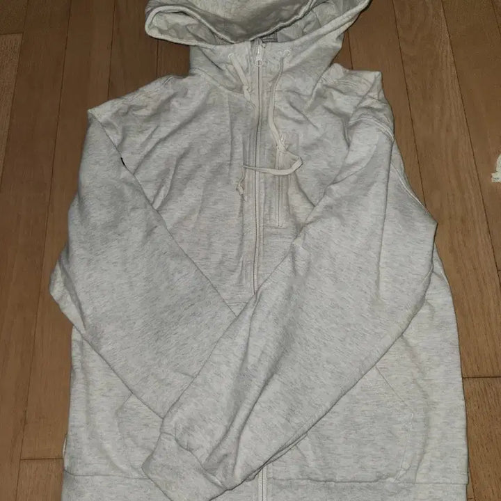 [BUNJANG] Unknown Brand Fleece Hoodie Gray S Size / 기모 후드집업 그레이 베게후드점퍼 S사이즈입니다