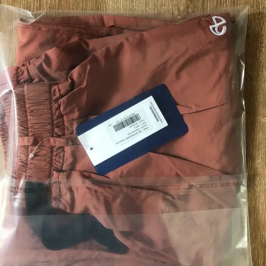 [BUNJANG] No.Manual Two Tuck Nylon Pants Vintage Red L / 노매뉴얼 투 턱 나일론팬츠 빈티지 레드 L 새상품