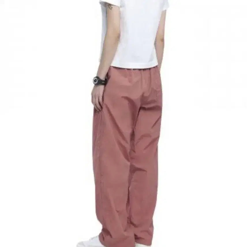 [BUNJANG] No.Manual Two Tuck Nylon Pants Vintage Red L / 노매뉴얼 투 턱 나일론팬츠 빈티지 레드 L 새상품