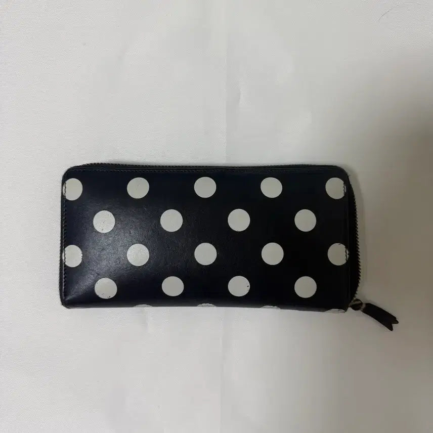 [BUNJANG] Comme des Garcons Polka Dot Long Wallet (Black) / 꼼데가르송 폴카도트 장지갑(블랙)