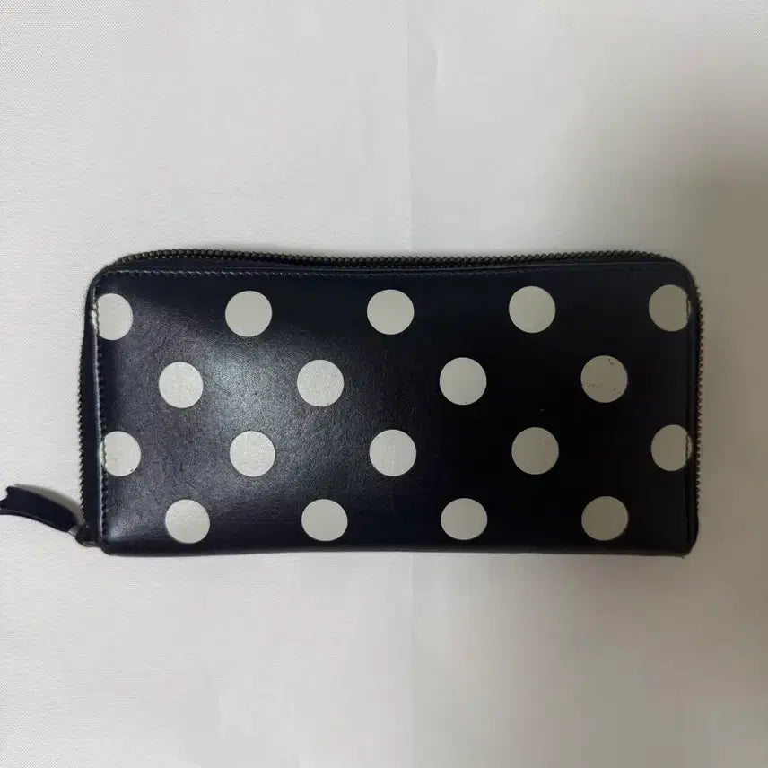 [BUNJANG] Comme des Garcons Polka Dot Long Wallet (Black) / 꼼데가르송 폴카도트 장지갑(블랙)