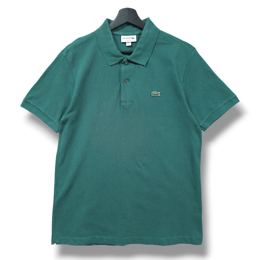 [BUNJANG] Lacoste Classic Fit Cotton Polo Shirt / [M] 라코스테 그린 클래식 핏 코튼 PK 반팔 카라티셔츠