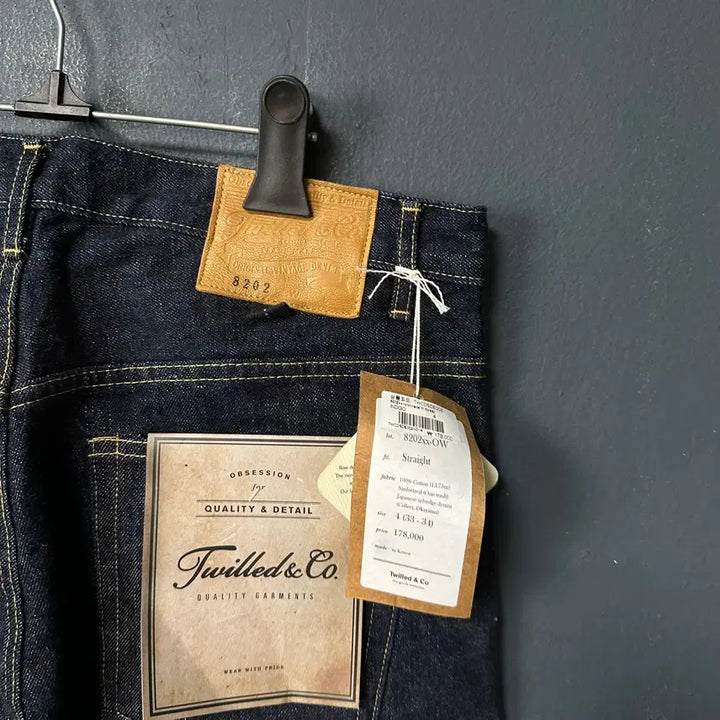 [BUNJANG] Twilled&amp;co Japanese Selvedge Denim Pants / 4 twilled&amp;co 트윌드앤코 제패니즈 샐비디 데님 팬츠