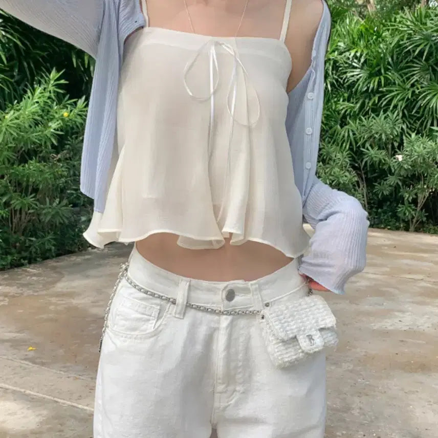 [BUNJANG] Modern Robe Silky Bustier Blouse / 모던로브 피아 실키 뷔스티에 블라우스 판매해요