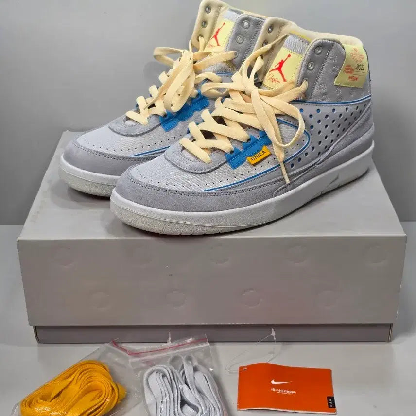 [BUNJANG] Jordan 2 x Union Retro SP Gray Fog Sneakers / 조던 2 x 유니온 레트로 SP 그레이 포그