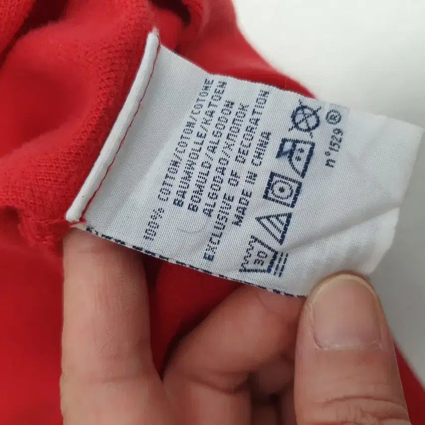 [BUNJANG] Polo Ralph Lauren Rugby T-Shirt Red XL / 폴로 랄프로렌 럭비티 반팔 카라 티셔츠 레드 xl