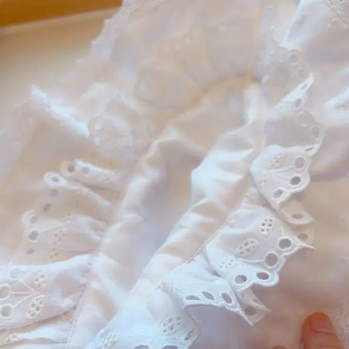 [BUNJANG] Lolita White Bonnet / 로리타화이트보닛