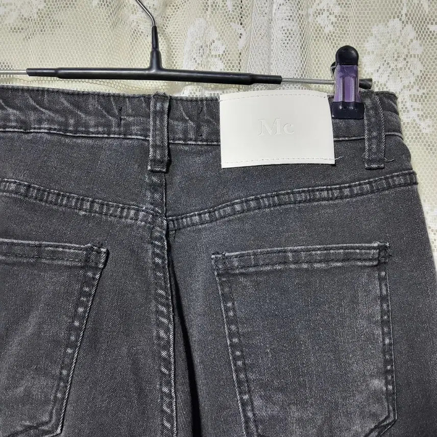 [BUNJANG] Millioncor Black Bootcut Denim Pants / 밀리언코르Millioncor 블랙 부츠컷 데님 팬츠