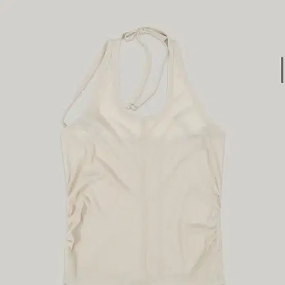 [SOLD OUT] 아워코모스 레이어드 홀터넥 티셔츠 베이지