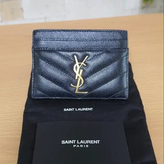 [SOLD OUT] 입생로랑 생로랑 카드지갑/지갑 금장 정품A급(감정O)