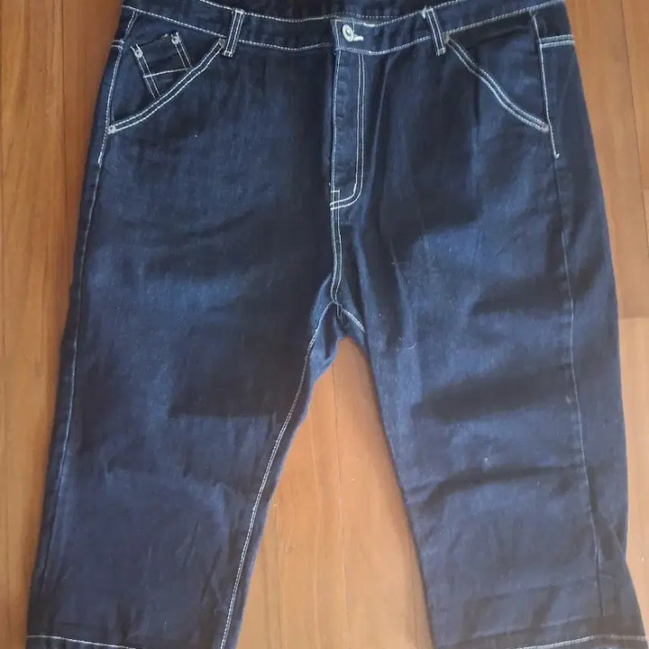 [BUNJANG] Vintage Enamel Blue Shorts 38 / 칠보 청반바지 38