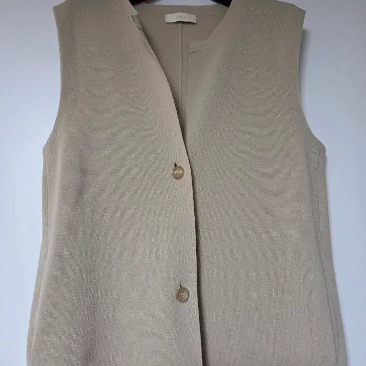 [SOLD OUT] 르베이지 LEBEIGE 20 텍스처 블록 롱 니트 베스트