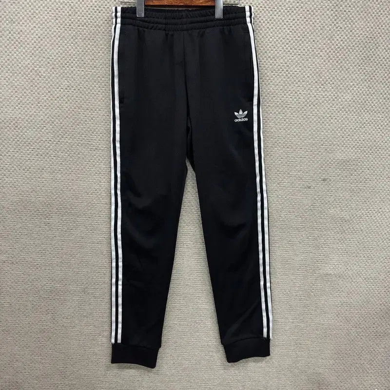 [BUNJANG] Adidas Embroidered Logo Jogger Track Pants / 아디다스 자수로고 조거 트랙팬츠 츄리닝바지 L A10019