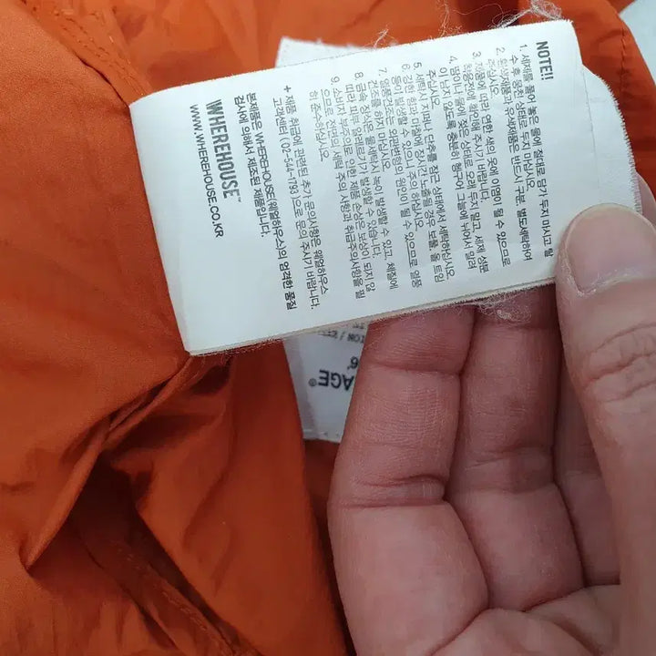 [BUNJANG] Espionage Utility Nylon Shirt Jacket Orange XL / 에스피오나지 바람막이 반팔 유틸리티 나일론 셔츠 자켓 오렌지 xl