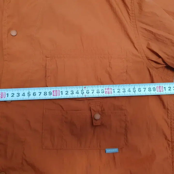 [BUNJANG] Espionage Utility Nylon Shirt Jacket Orange XL / 에스피오나지 바람막이 반팔 유틸리티 나일론 셔츠 자켓 오렌지 xl