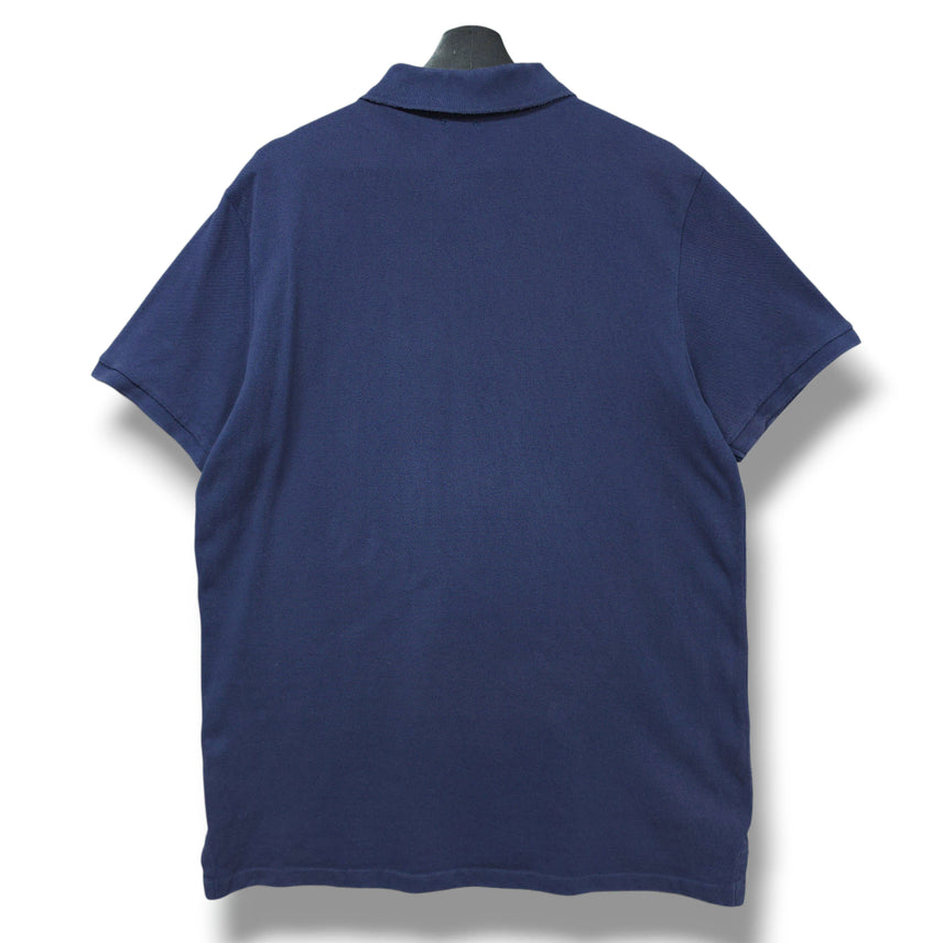 [SOLD OUT] [XL] 폴로 네이비 커스텀 슬림핏 코튼 PK 반팔 카라티셔츠