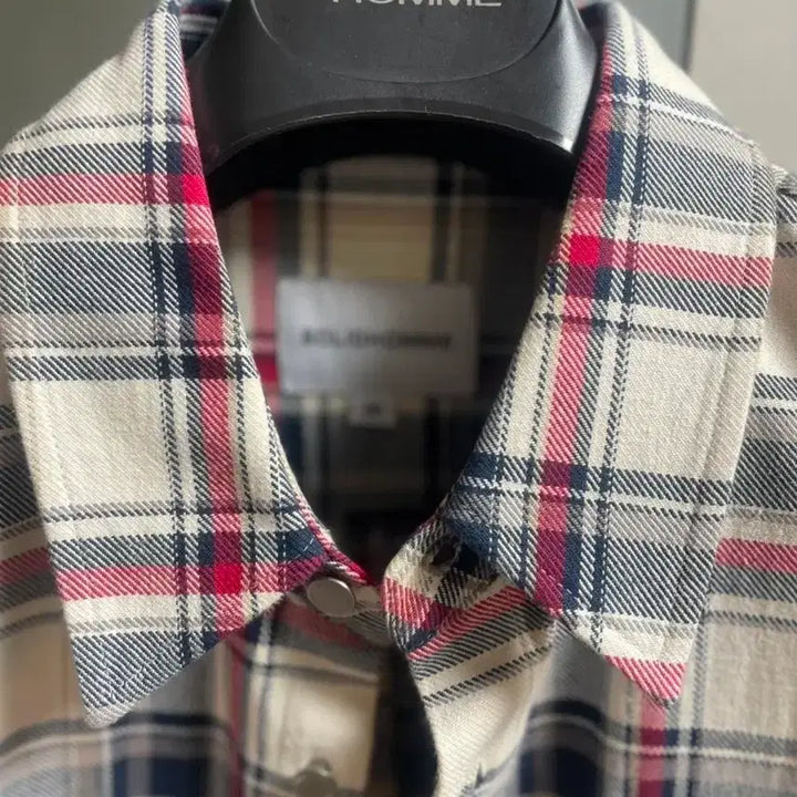 [SOLD OUT] 솔리드옴므 체크 셔츠 50(105)