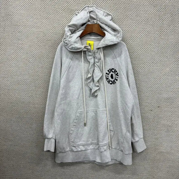 [SOLD OUT] 럭키슈에뜨 프릴 반집업 후드티 36 A10035