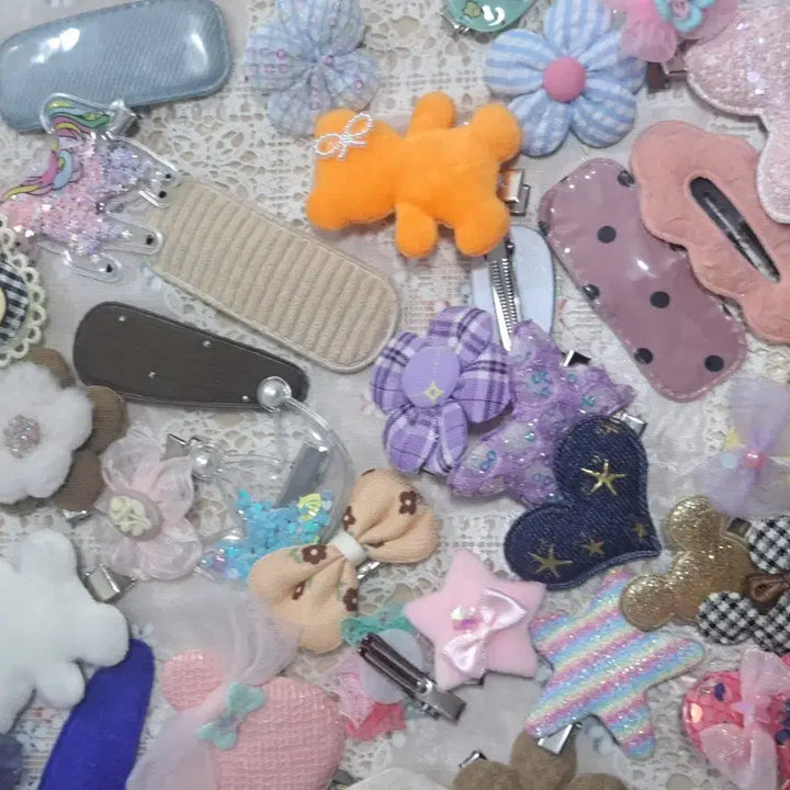 [SOLD OUT] H8 새상품 귀여운 유아 머리핀 세트 50개 일괄