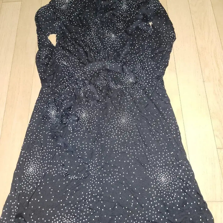 [BUNJANG] Black Dot Long Dress S Size / 블랙 도트 롱 원피스 S사이즈입니다