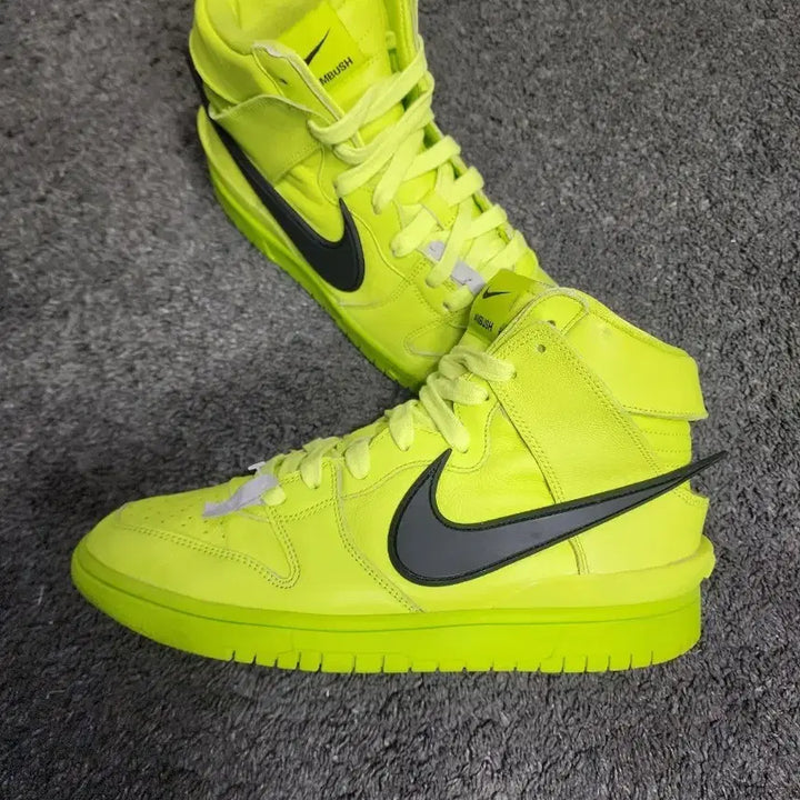[BUNJANG] Nike Ambush Dunk High Flash Lime Sneakers / 나이키 x 앰부쉬 덩크 하이 플래쉬 라임