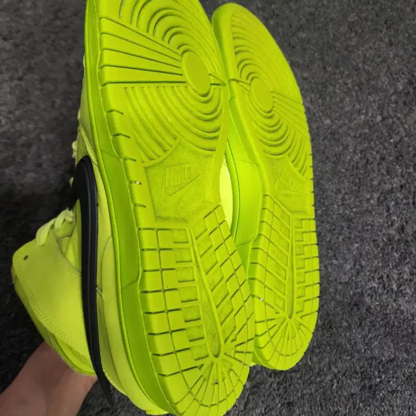 [BUNJANG] Nike Ambush Dunk High Flash Lime Sneakers / 나이키 x 앰부쉬 덩크 하이 플래쉬 라임