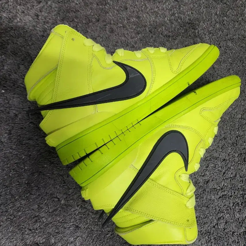 [BUNJANG] Nike Ambush Dunk High Flash Lime Sneakers / 나이키 x 앰부쉬 덩크 하이 플래쉬 라임