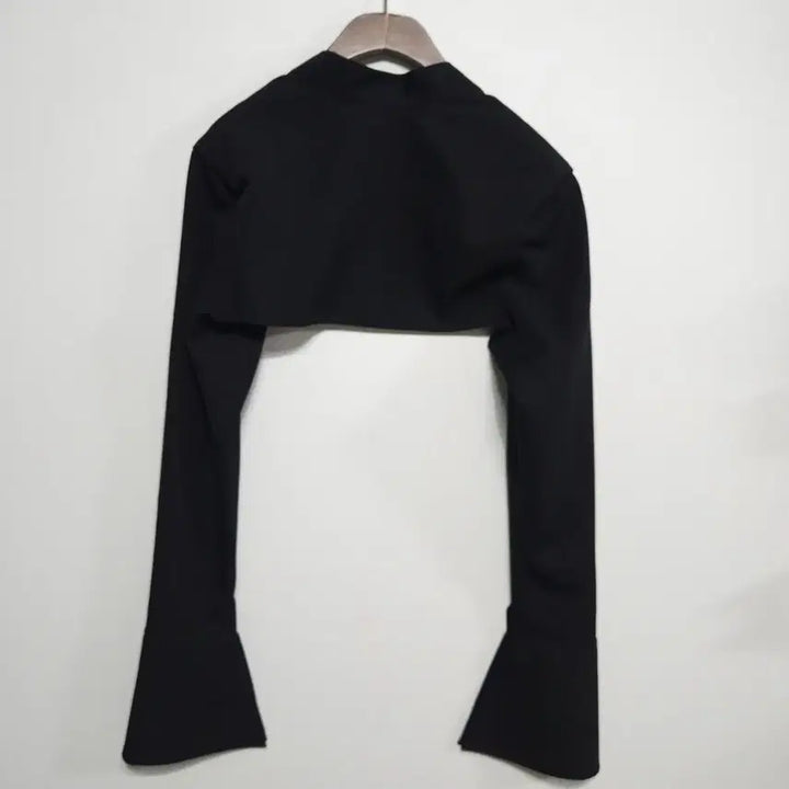 [BUNJANG] LINISS Cropped Bolero Jacket - Black / 리니스(LINISS) 크롭 볼레로 자켓 블랙 유니크 디자이너룩