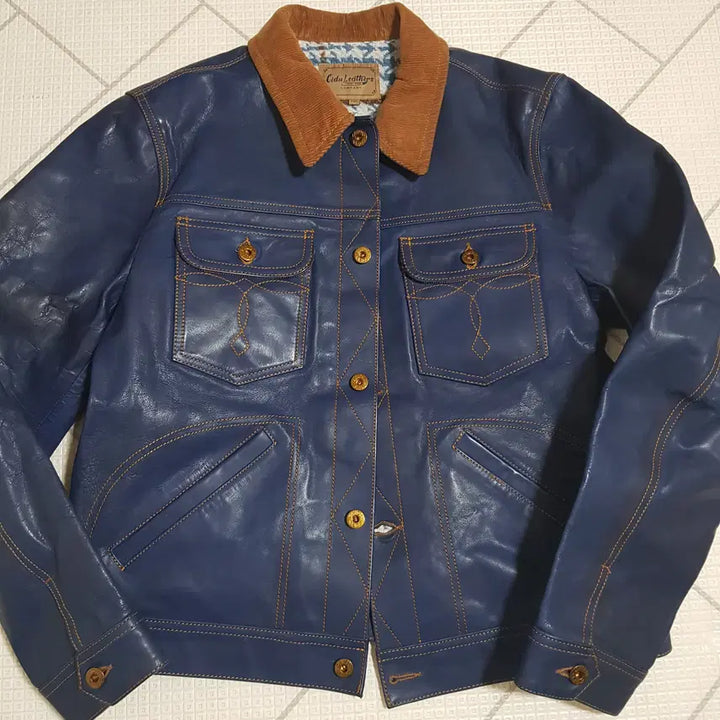 [BUNJANG] Cidu Horsehide Trucker Jacket / cidu 호스하이드트러커자켓 2x (rrl스타일 )