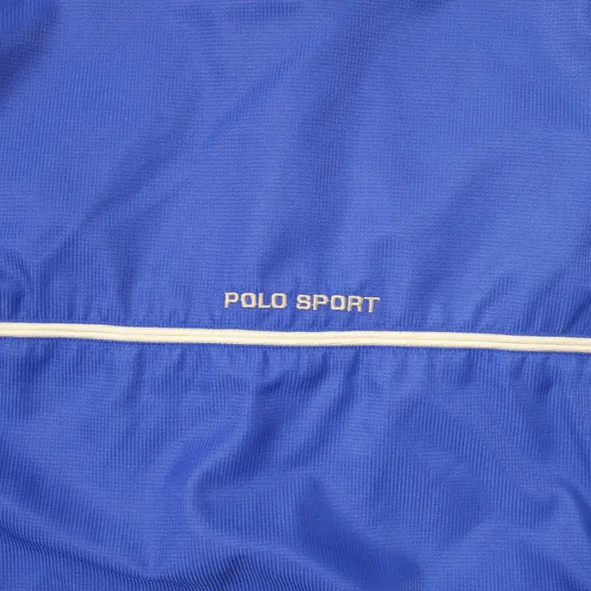 [BUNJANG] Polo Sport USA Blue Windbreaker Jacket / Polo 폴로 스포츠 USA 블루 바람막이