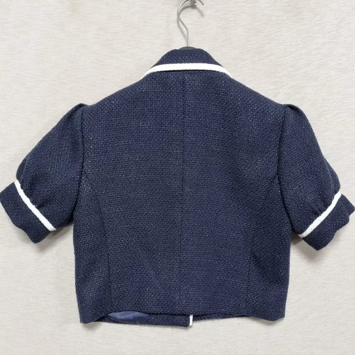 [BUNJANG] OiOi Collection Cropped Jacket (Navy) - Women&