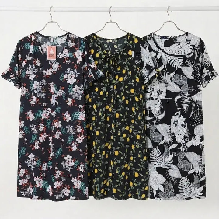 [BUNJANG] Home Wear Rayon Dress (3-Piece Set) / **새상품 ** 홈웨어원피스 3장