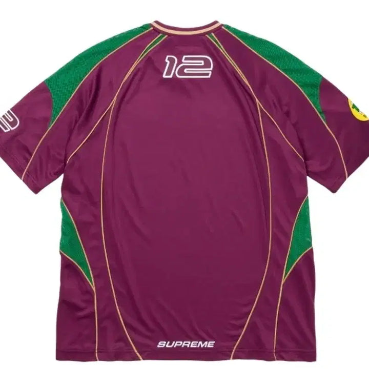 [BUNJANG] Supreme Piping Soccer Jersey Raspberry / 슈프림 파이핑 사커 저지 라즈베리 - 25FW