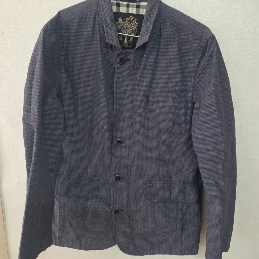 [BUNJANG] Daks Check Pattern Cotton Jacket / 닥스  체크 면 자켓