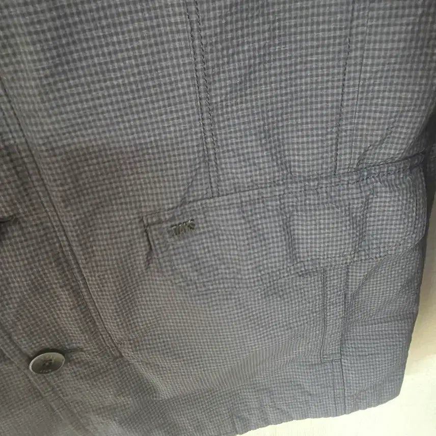 [BUNJANG] Daks Check Pattern Cotton Jacket / 닥스  체크 면 자켓
