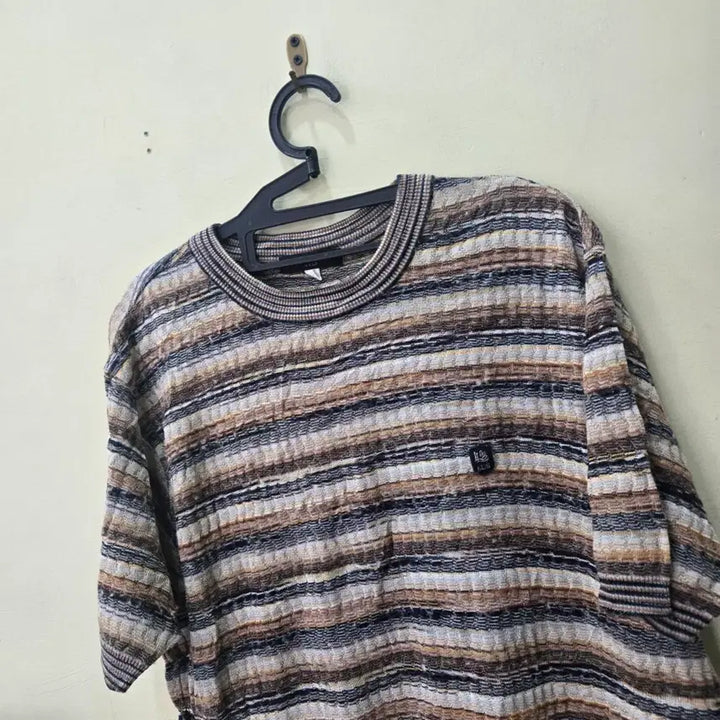 [BUNJANG] Lee Dong Soo Striped Knit Short Sleeve / [105] 이동수 니트 반팔
